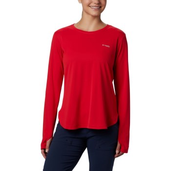 Columbia Sweater Dames, PFG Zero Long Sleeve Rood, 82YCGNQWD